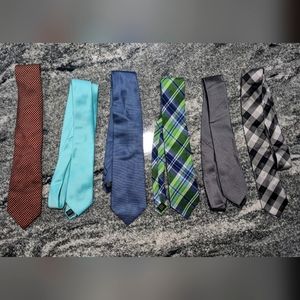 Set of 6 men's ties in perfect condition #bundle